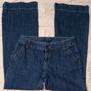 Banana Republic Dark Blue Wide Leg Jeans